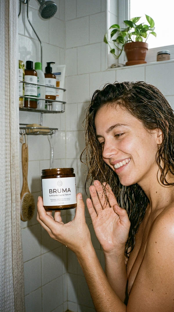 Llevaba meses buscando un producto que realmente me ayudara con la acumulación de residuos en el cuero cabelludo. Suelo usar muchos productos para peinar y sentía el cabello pesado, casi opaco. Desde la primera vez que usé este exfoliante capilar de Bruma, noté una diferencia increíble. La sensación de limpieza es profunda pero súper refrescante, y no irrita para nada, algo que me preocupaba porque mi piel es algo sensible. Me encanta que los ingredientes sean naturales y no agresivos. Después de un par de semanas de uso constante, mi cabello dura limpio mucho más tiempo, se siente ligero y tiene un brillo espectacular. ¡Definitivamente se volvió un paso indispensable en mi rutina de baño!