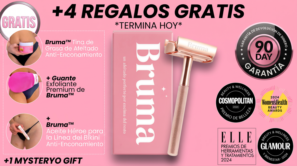 Bruma Rastrillo - Piel impecable en segundos, dura para siempre.