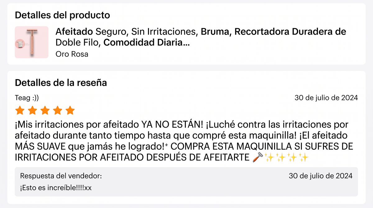 Bruma Rastrillo - Piel impecable en segundos, dura para siempre.